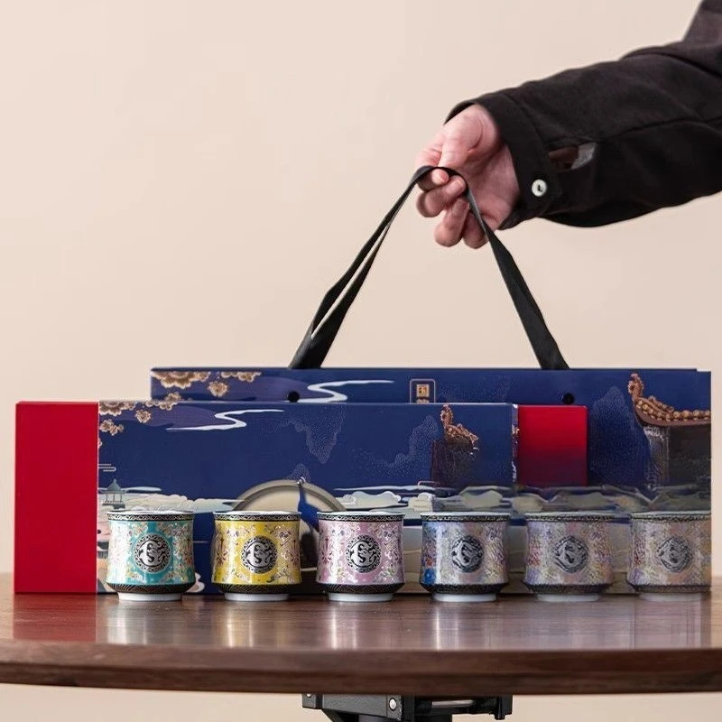 Teetassen-Set, hochwertige Teetasse aus Keramik
