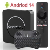 Hottest Q10 Android14 8K HDR10+ Smart TV Box Allwinner H313 128G Dual Wifi BT5.0 Set Top Box Media Player Google Voice Suport