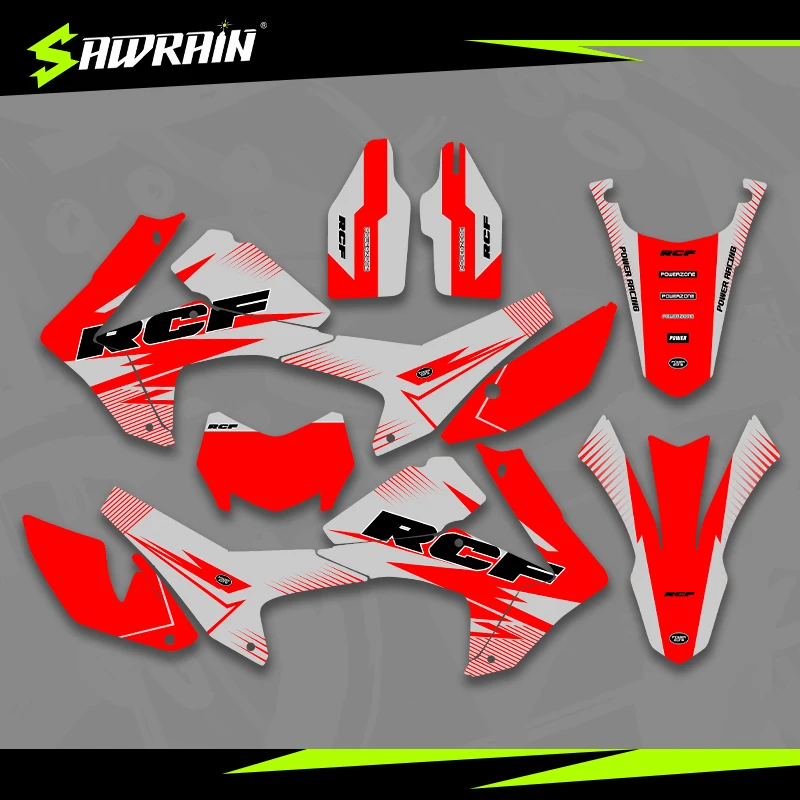 

Sawrain Motorcycle Graphics Backgrounds Decal Stickers Kits for HONDA 12-16 17-20 CRF250L 04