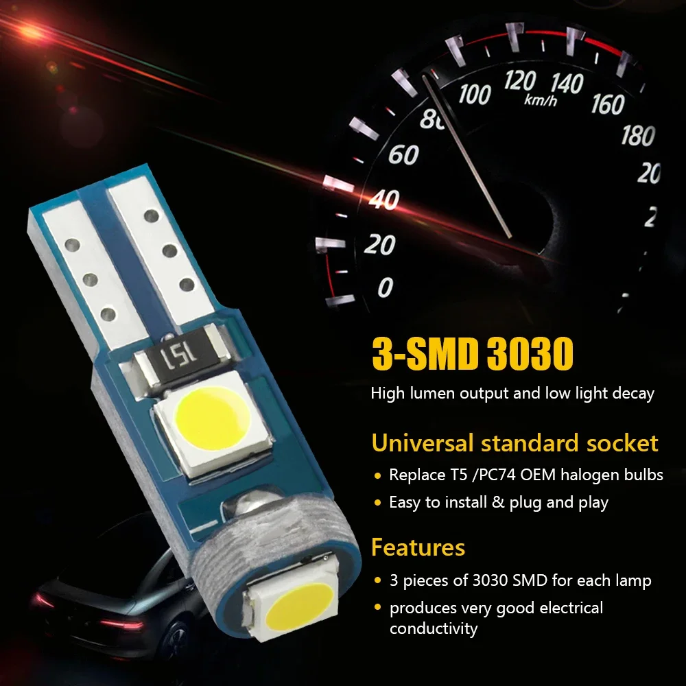 Car dashboard modification, color change, interior ambient light, LED dashboard indicator light, interior decoration light