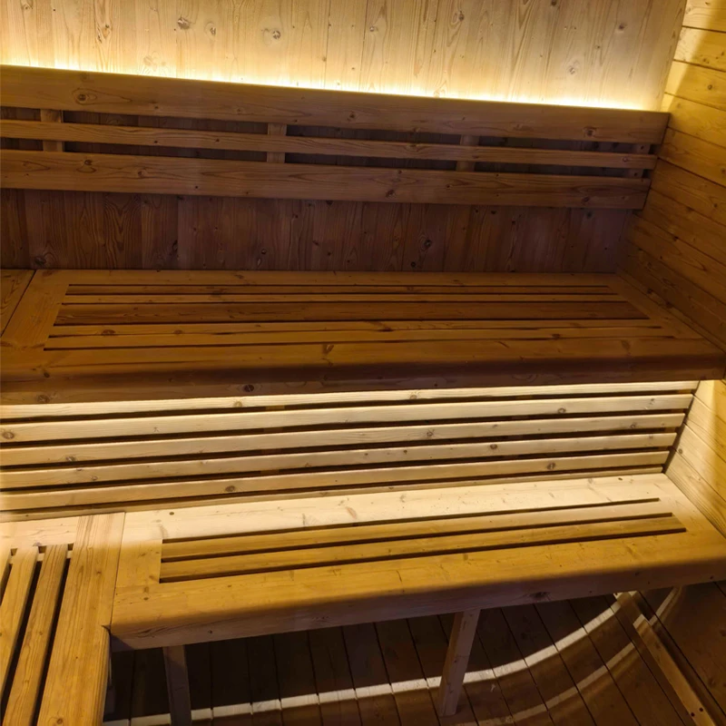 6-8 People Cube Sauna Steam Sauna Room Electric Heated Sauna Stove