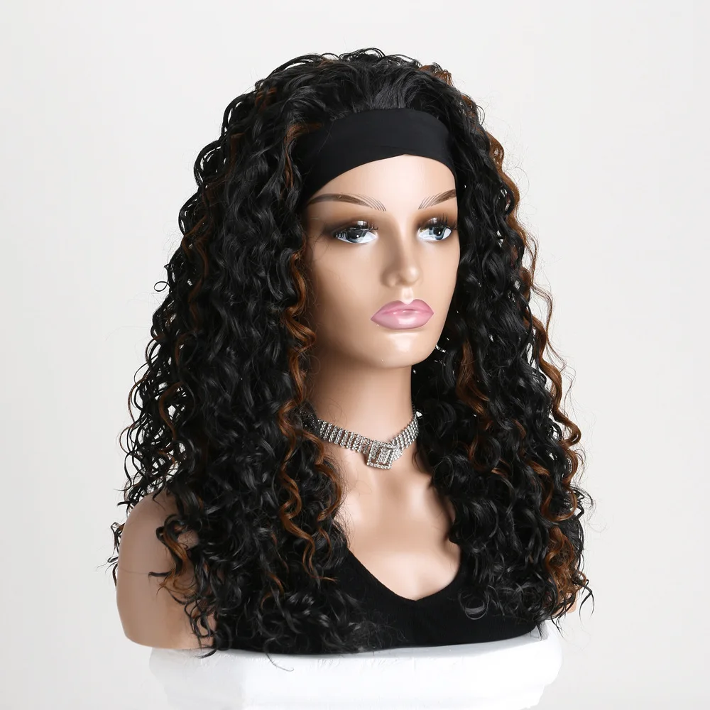 1 synthetic fiber wig, suitable for women - wave shaped, suitable for daily wear