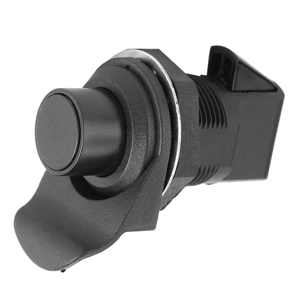 Easy Installation Marine Latch Boat Door Latch Black Push Button Latch Plastic Push To Close Latch Push button lock