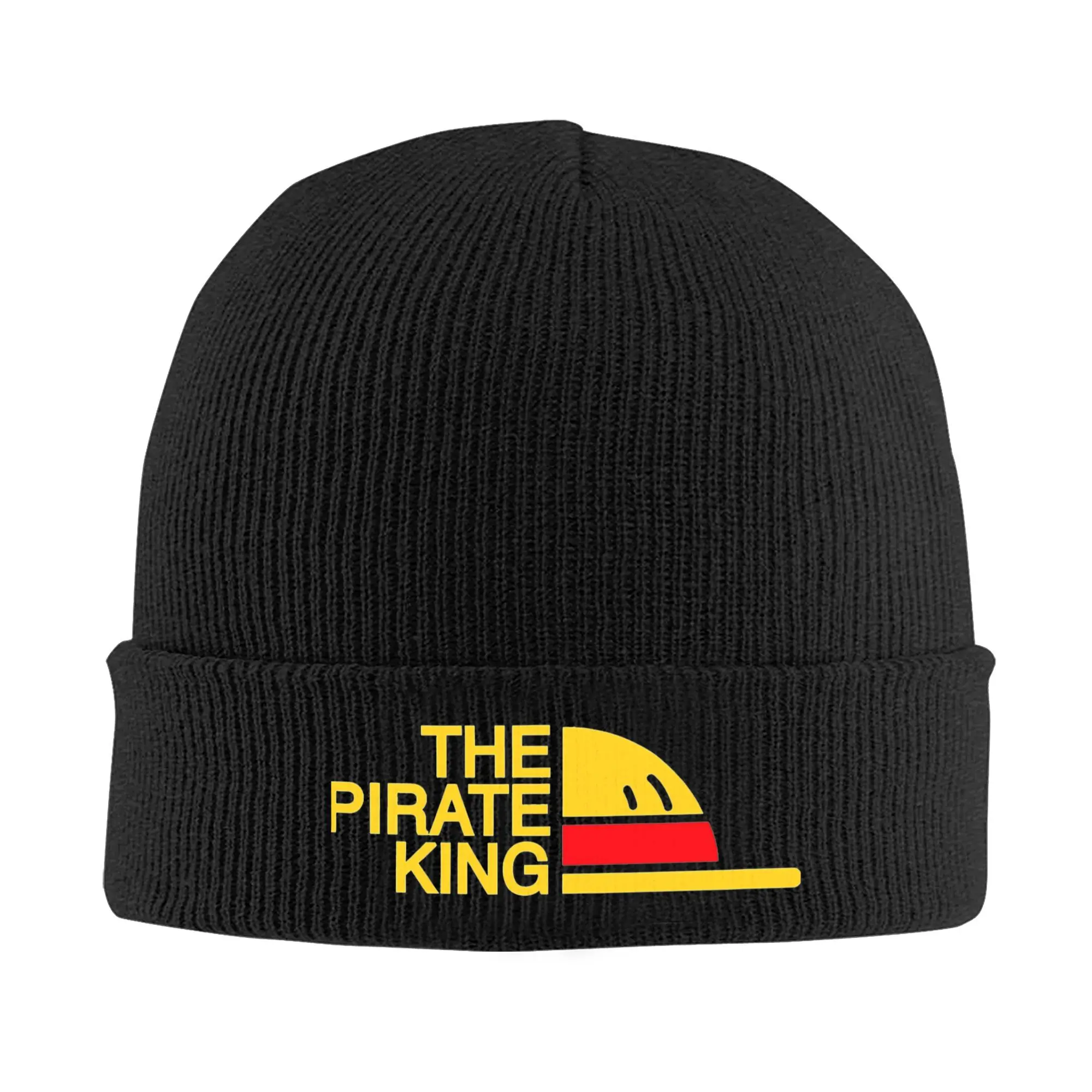 The Pirate King One Piece Hat Autumn Winter Skullies Beanies Warm Monkey D Luffy Caps Men Women Acrylic Skullcap