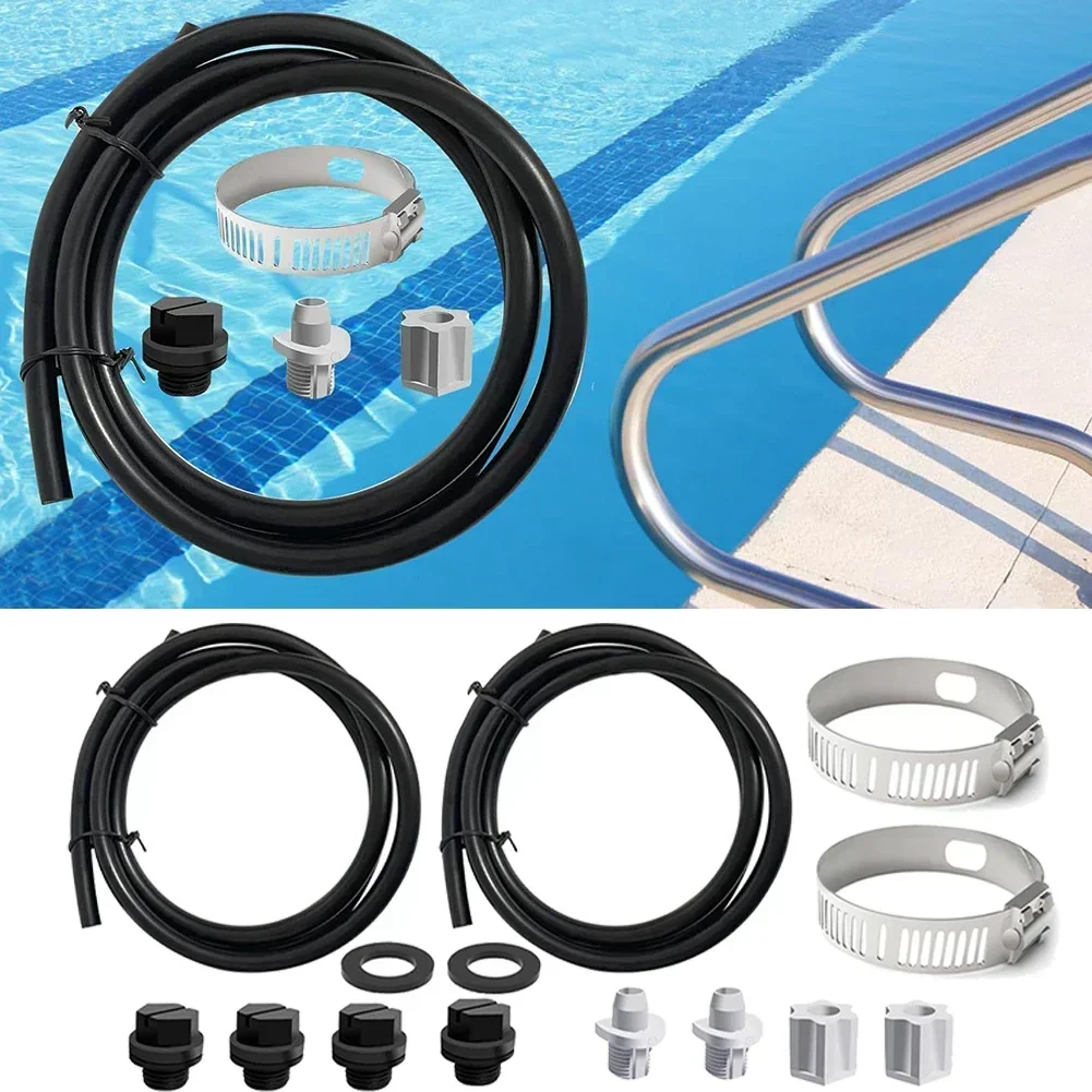 

2Set Metal Off-Line Chlorinator Tubing Kit For CL200/CL220 Series Feeder For CL Series Chlorine Feeders Practical