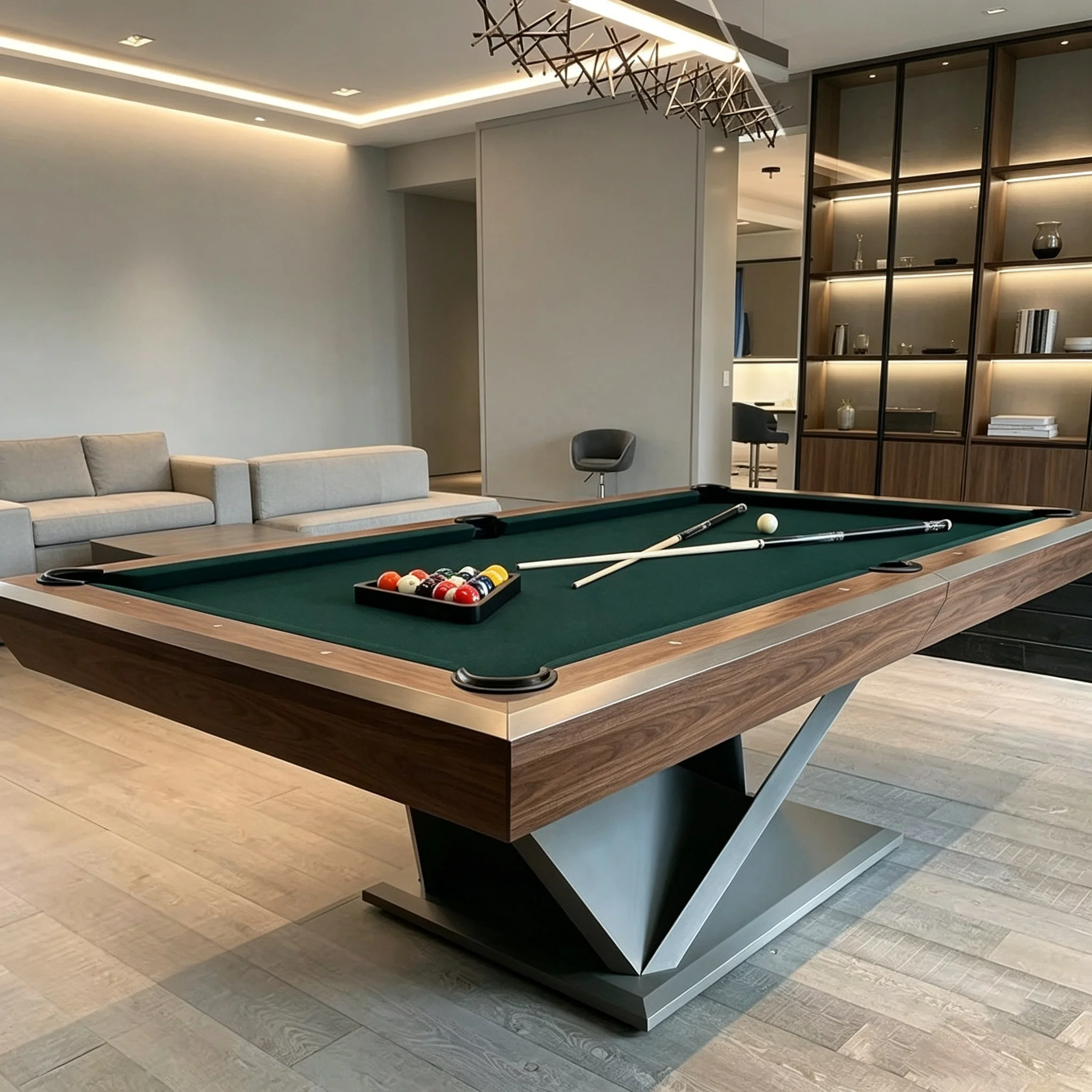 Wholesale Popular 7ft 8ft 9ft Billiard Tables 3 in 1 Pool Table  Indoor  for Family Club Bar Use American Billiard