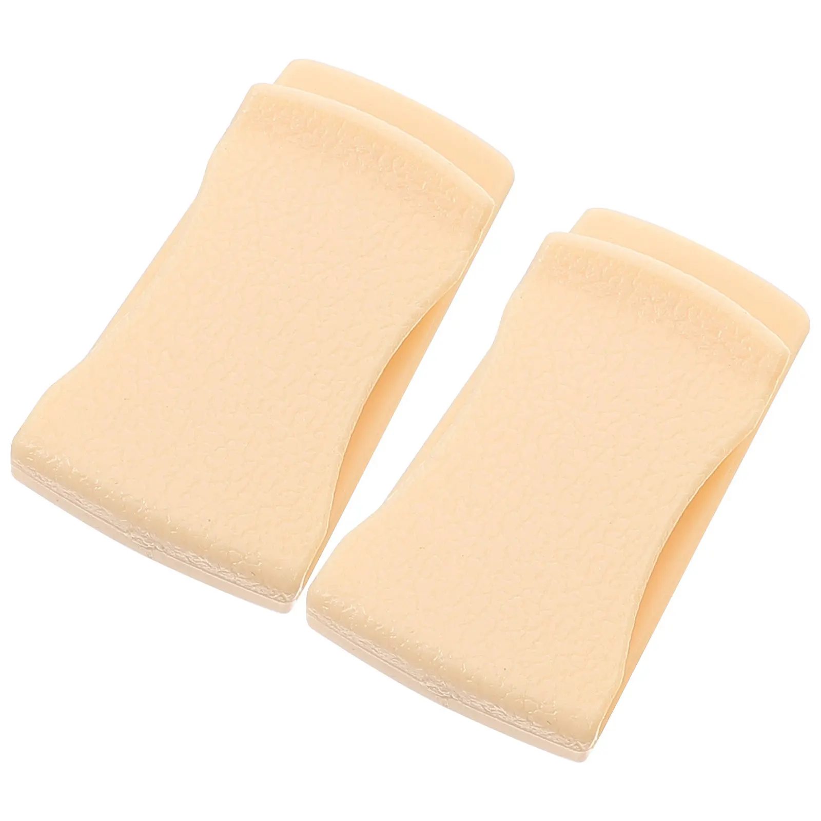 1 par de ganchos para carro, clipe de cartão multifuncional, cabide de bolsa durável para interiores automotivos, clipe de cartão para carro