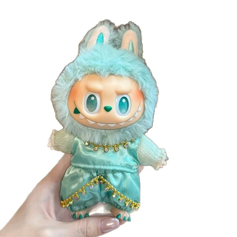 สำหรับชุดเสื้อผ้าลาบูวา สไตล์ภูมิภาคตะวันตก ชุดสองชิ้น เหมาะสำหรับเสื้อผ้าตุ๊กตาขนาด 17 ซม. ชุดน่ารักสไตล์ชาติพันธุ์