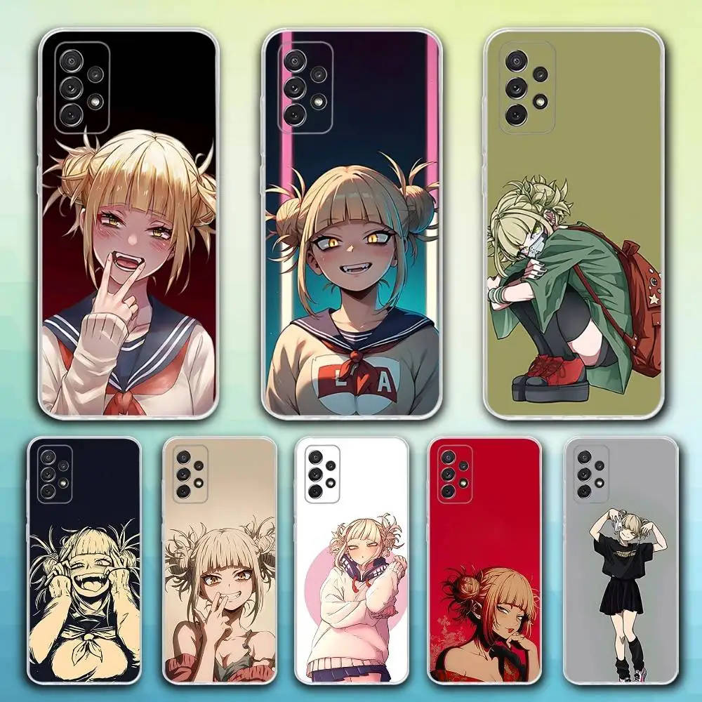 

H-Himiko Anime T-Toga Phone Case For Samsung S30,23,21,22,20, FE lite,S10,9,8,7 PIus Note20ultra Soft Transparent