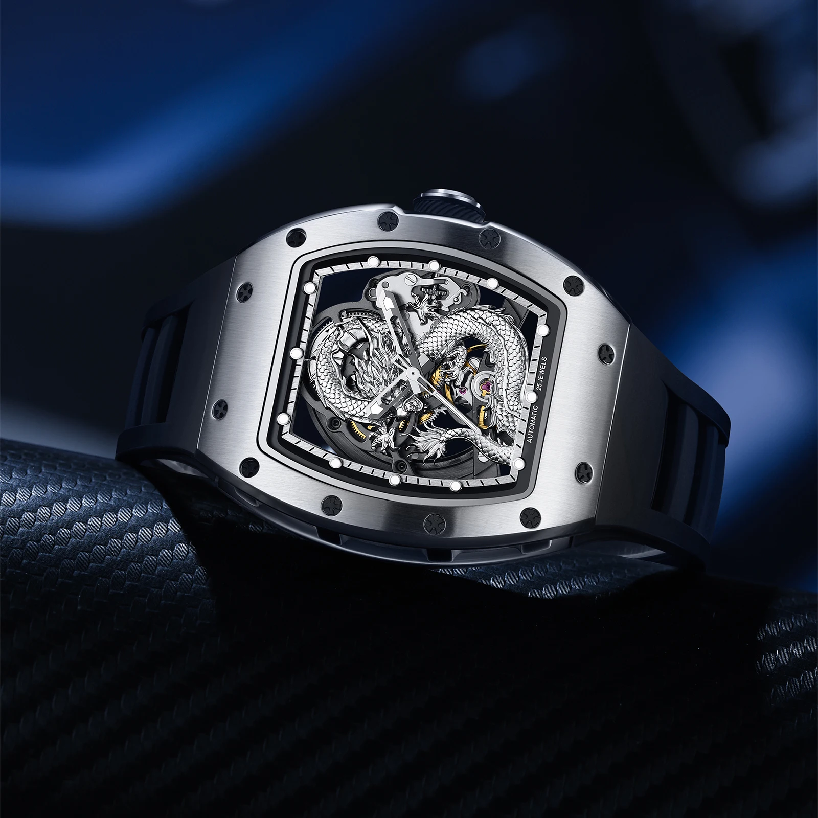 

DG Watch Top Brand Luxury Sports Men Wristwatch Waterproof Automatic Mechanical Watches Relogio Masculino