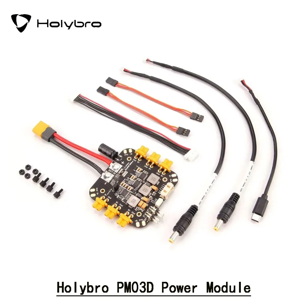

Holybro PM03D Power Module XT30 XT60 6S with I2C Monitor for Flight Controller X500 Multirotor Drone Builders