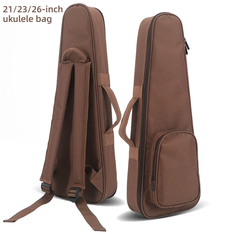 

26-inch Oxford Fabric Ukulele Bag Thickened Waterproof Shoulders Portable Ukulele Backpack Musical Instrument Accessories