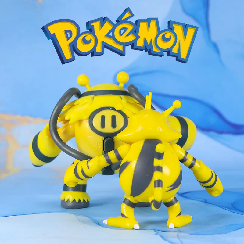 Genuine WCT Electabuzz Electivire Figure Pokemon Anime Action Figure Model Pocket Monster Collectible Toy view 4