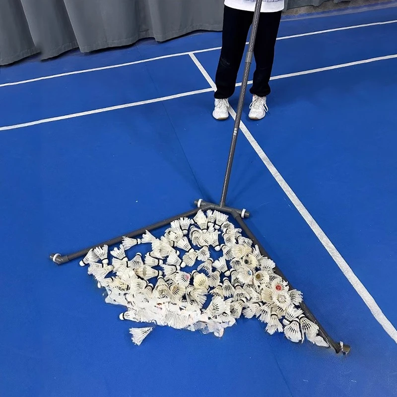 تدوير الريشة الريشة جامع طوي كرة الريشة المنتقى المحمولة كرات آلة كنس البلاستيك الرياضة التبعي