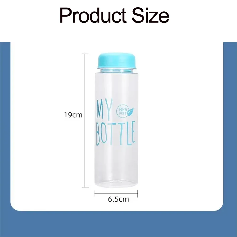 20PCS ขวดน้ํากีฬาจักรยานเสือภูเขาขวดน้ําที่มีสีสันถ้วยพลาสติกดื่มกลางแจ้งแบบพกพาฟิตเนสเหยือก 500ml