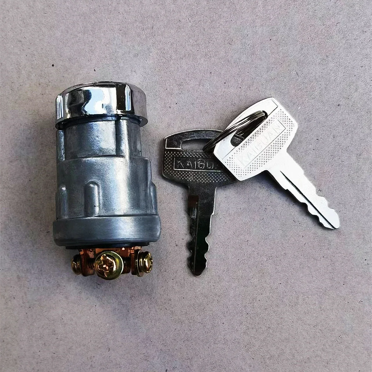 Car/truck/forklift/agricultural vehicle modification start ignition switch JK424A metal key generator set universal