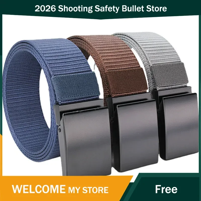

Classic 3.8cm Multifunctional Girdle Canvas Woven Men's Nylon Belt Boys Belt Trouser Belt New