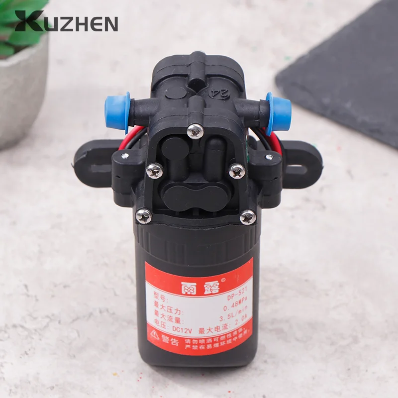 

DP-521 Durable 12V 70PSI 3.5L/min Agricultural Electric Water Pump Micro High Pressure Diaphragm Spray Car Wash Water Pump