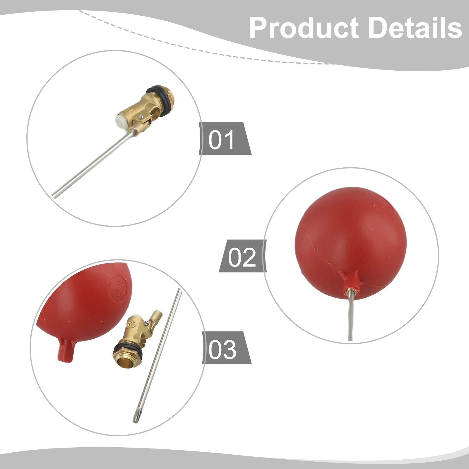

Высокопроизводительный латунный поплавковый клапан с эластичным пластиковым шариком для управления уровнем воды в различных приложениях