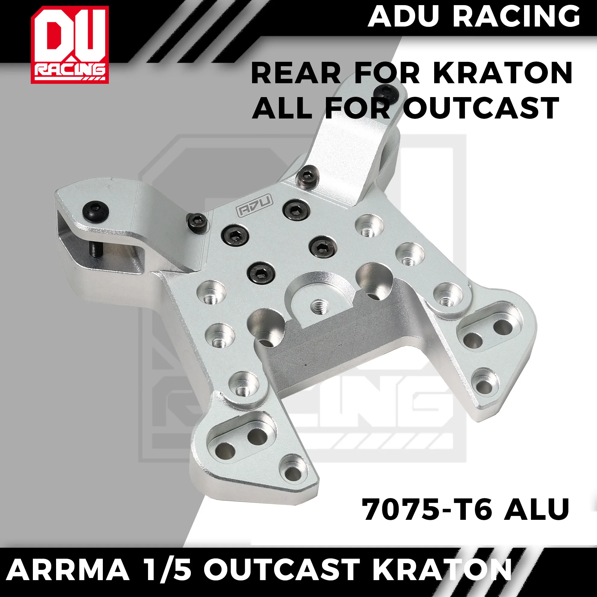 ADU RACING 7075-T6 ALU Shock Tower H Shock Tower M FOR ARRMA 8S 1/5 KRATON OUTCAST EXB ARA320476 ARA320475
