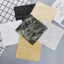 Imitation Wood Grain Marble Tile Colorful Printed Paper Napkins Facial Tissue Personalized Paper Napkins Party Paper Placemats