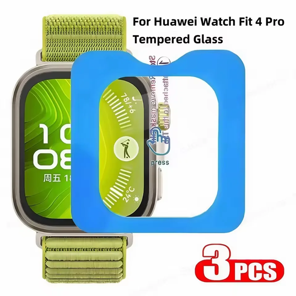

1-5 шт. для Huawei Watch Fit 4Pro закаленное стекло премиум-класса с защитой от царапин в один клик, простая установка защитная пленка для экрана для Huawei Fit 4Pro