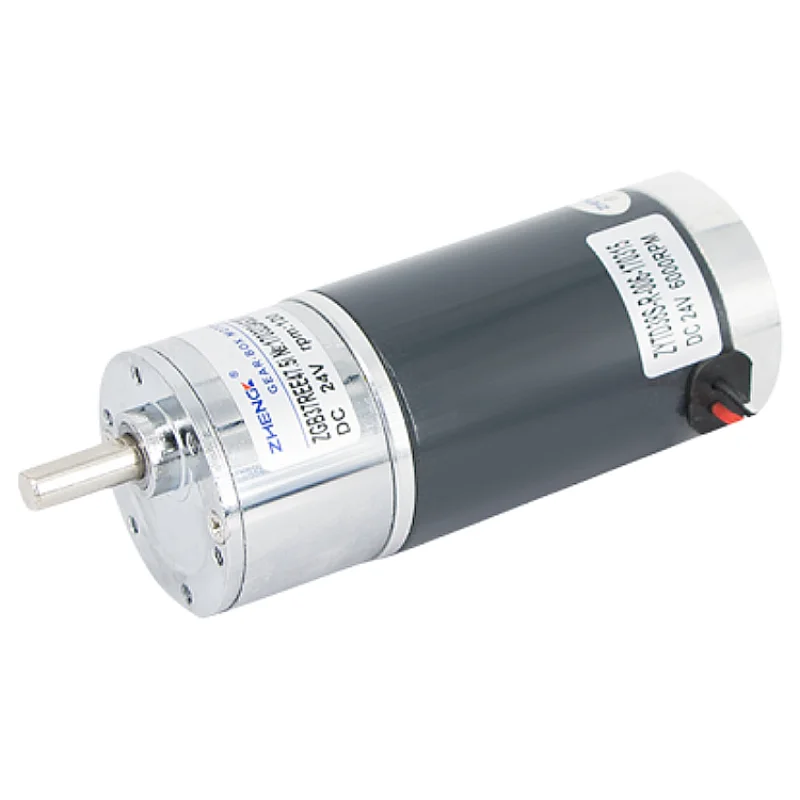 

ZGB37REE DC 12V 24V 37mm DC Gear Motor Large Torque CW CCW Speed Regulation Low Noise Motor Eccentric Shaft 24V 62RPM 1:64 etc.