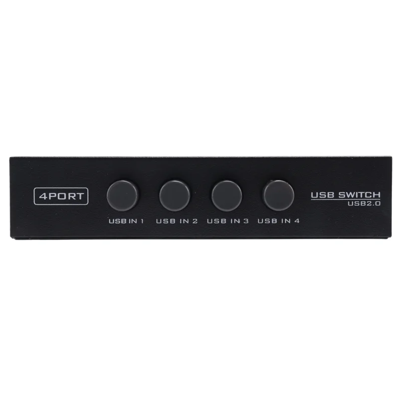 أحدث طابعة صغيرة 4 منافذ USB الماسح الضوئي مشاركة مشاركة التبديل صندوق الفاصل Hub-ABIU