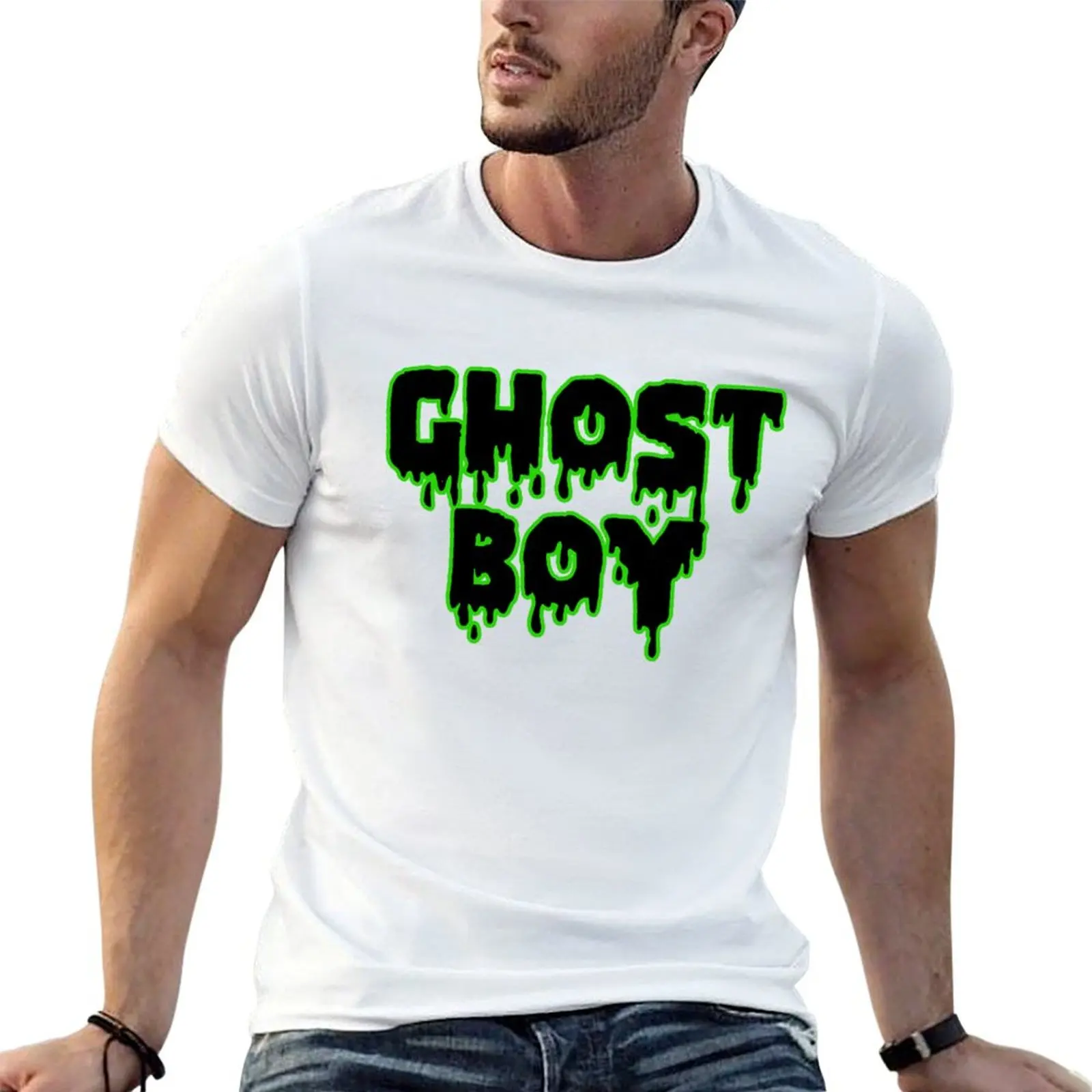 

Ghost Boy T-Shirt t shirts cotton 100% anime tshirt t shirts for man pack white T-shirt