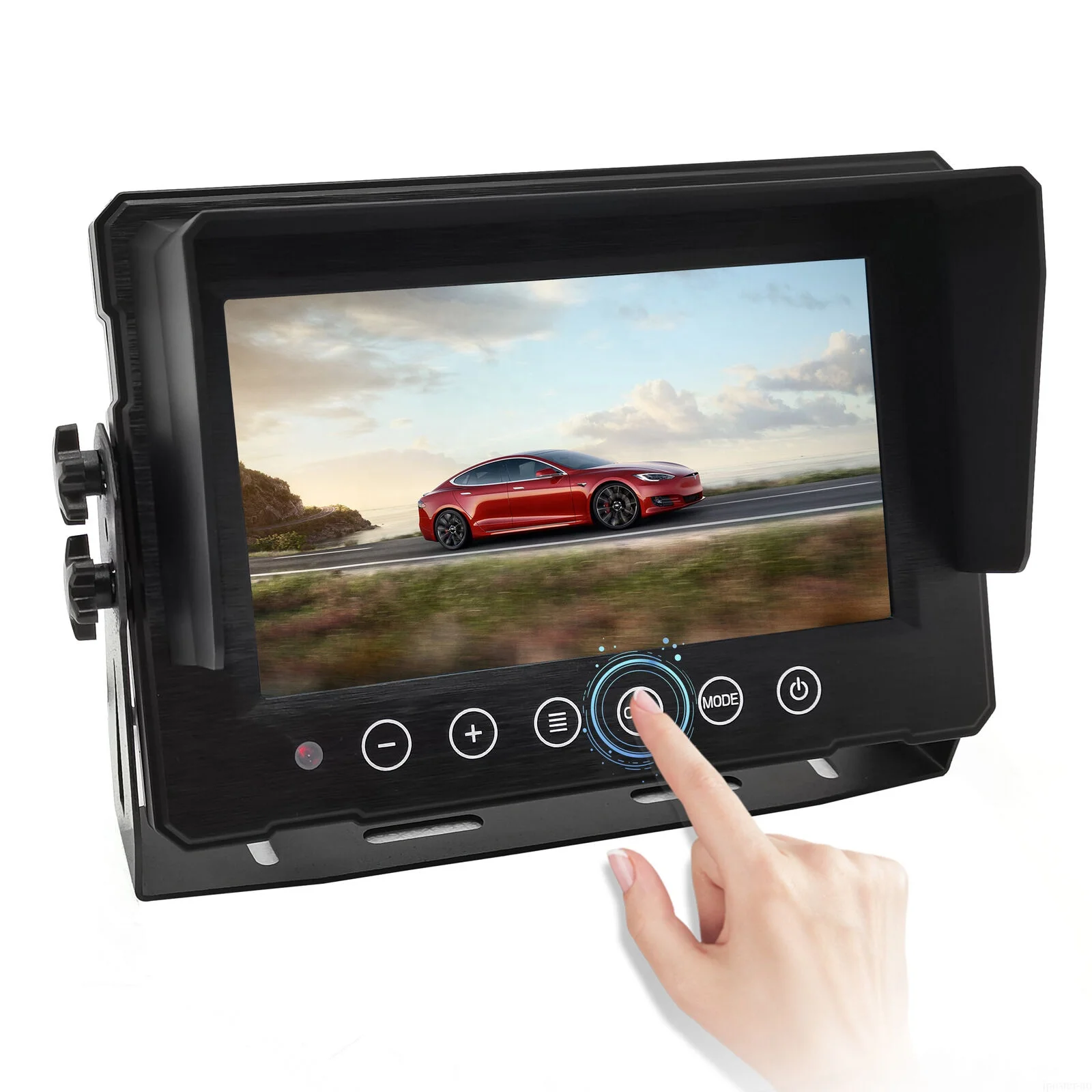 Vehicle mounted truck specific mold 7-inch IPS screen waterproof IP69 four part AHD  with loop recording