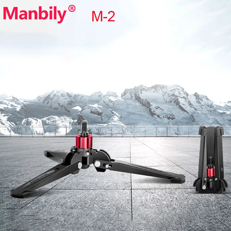 Manbily M-2 Aluminum Alloy Professional Monopod Stand Base with 3/8 Inch Screw Universal Tripod Stand Base for Camera