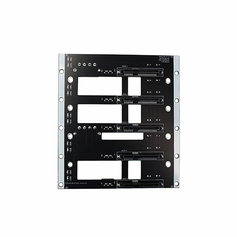 Dual/Triple/4/5-Bay SATA Festplatten-Backplane NAS-Gehäuse Adapterplatte SATA 6G Großes 4D-Netzteil Speicher-Server-Backplane – Detail 24