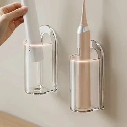 Non Perforated Toothbrush Holder Electric Toothbrush Base Space Saving Wall Mounted Toothbrush Holder Bathroom Accessory