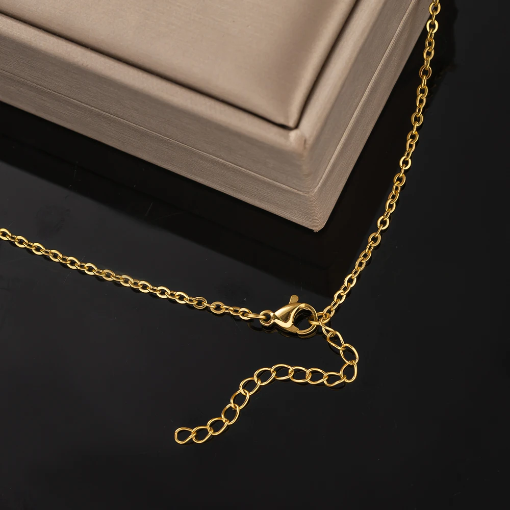 10 Teile/los 1,5/2 MM Edelstahl Link Halsketten Kubanischen Kreuz Ketten Zubehör für DIY Geschenke Schmuck Machen Groß Großhandel – Detail 4