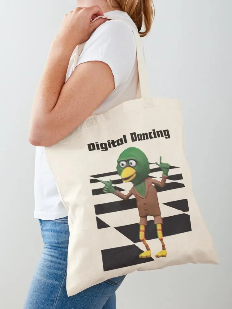 Digital Dancing! Tote Bag hand bag ladies Portable shopping bag women tote bags men