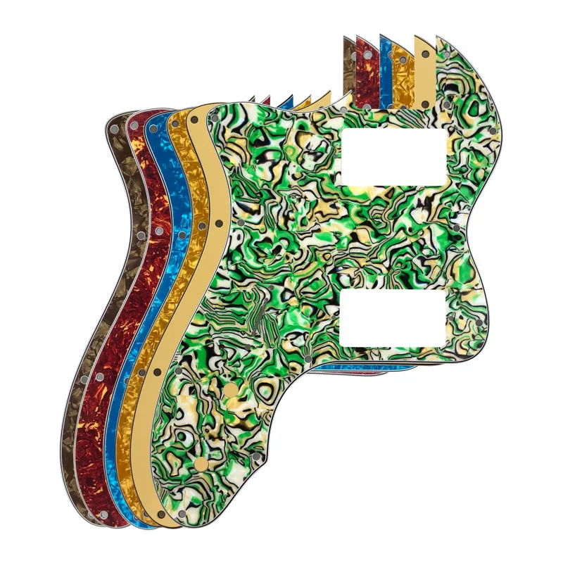 

5pcs Guitar Parts Left Handed13 Holes Tele Thinline Guitar Pickguard With PAF Humbucker Pickups Scratch Plate