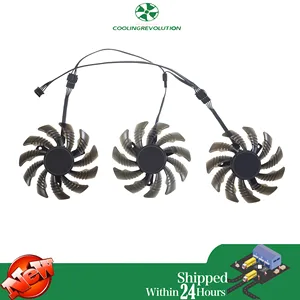 Grafik kartının soğutma fanı için, Gigabyte Radeon RX 5500 XT, RX 5600 XT, RX 5700 XT-77mm için uygun olan PLD08010S12HH, DC12V, 0.35 A En çok satılan 12 ekran kartı, rx-5500 - xt-no. 3