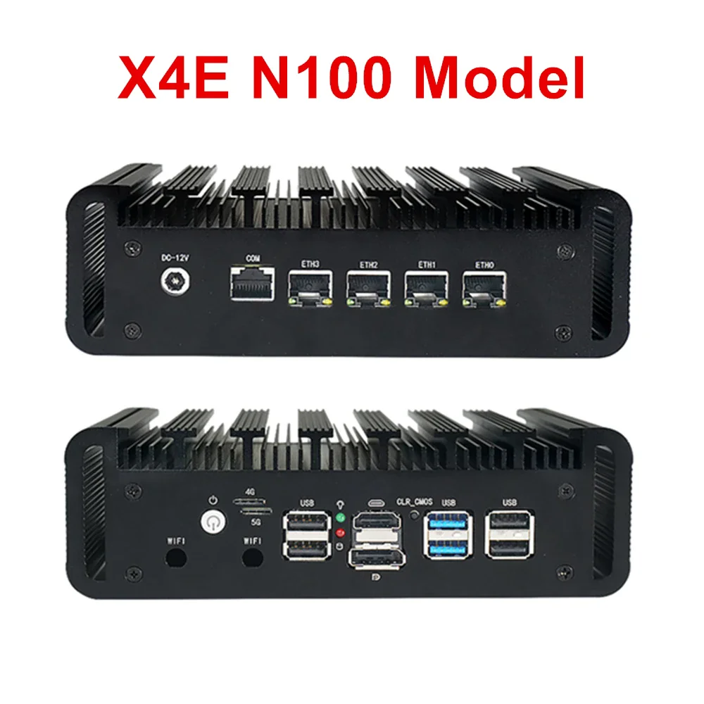 Imagem -04 - Topton 4x2.5g I226-v Lan Firewall Mini pc Intel N100 Versão Superior Roteador sem Ventilador pc Proxmox Vpn Servidor Pfsense Opnsense Aes-ni