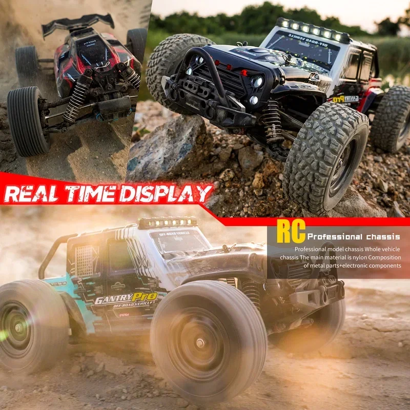 Super Brushless Off-Road Racing Car, de alta velocidade, impermeável Truck, Presente Toy Controle Remoto, novo produto, tração nas quatro rodas, 16103 Pro