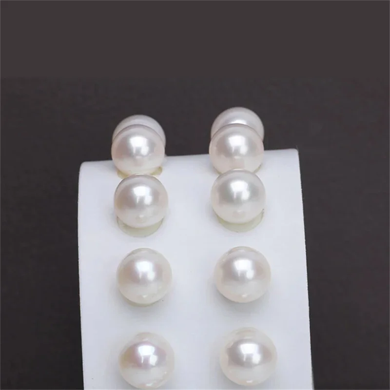 10pcs/bag Loose Pearls 2A 3A 4A High Luster Zhuji Factory Natural Freshwater Pearl 2-8mm Round Pearls for Earrings Jewelry DIY