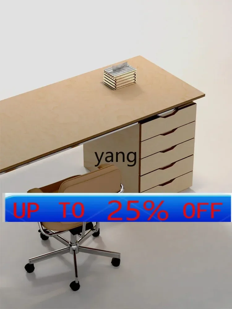 

lmm modern simple household long desk cabinet integrated writing computer desk studio