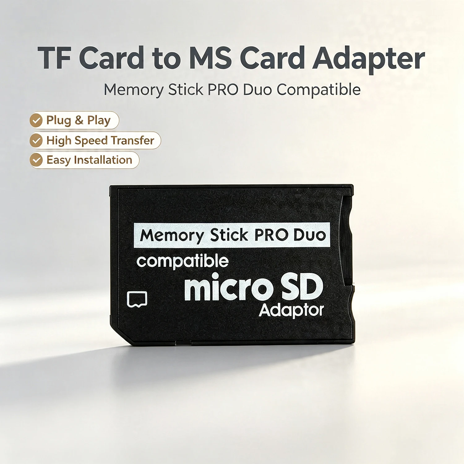 MINI Memory Stick SDHC TF to MS Pro Du Adapter for PSP Camera MS Pro Duo Card Reader High-Speed Converter