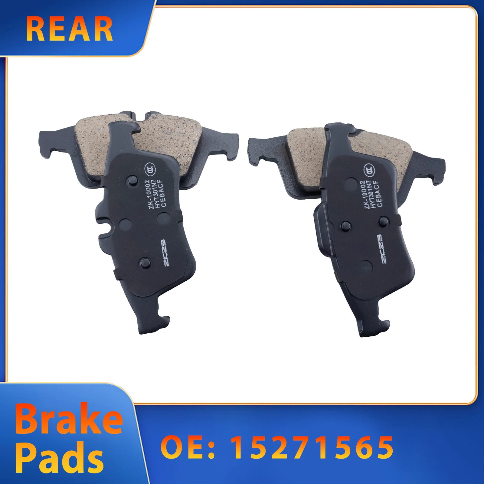 

Rear Brake Pad For BRABUS SENOVA MERCEDES-BENZ PEUGEOT FORD JAGUAR RENAULT LEOPAARD MAZADA OPEL PONTIAC SAAB VOLVO CITROEN