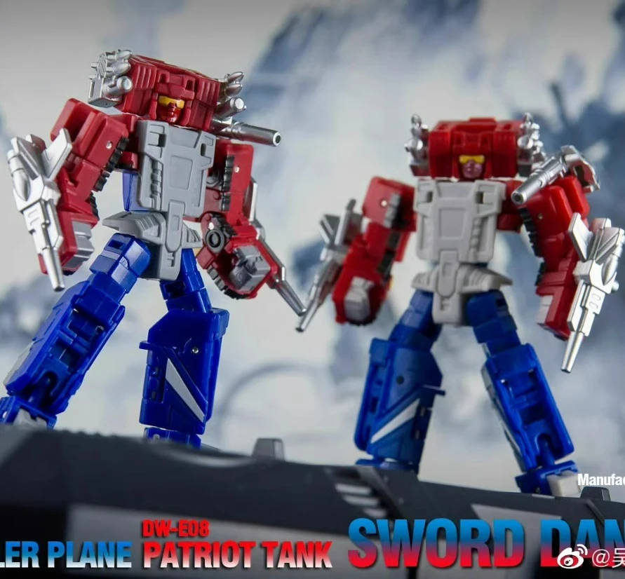 

DR.WU DW-E07 Traveler Place / DW-E08 Patriot Tank Sword Dancer - Original Color & Toy Color Small-Scale Figures