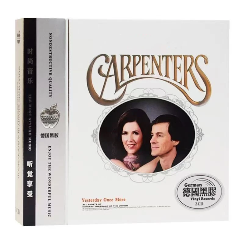 

Pop Richard Carpenters Music CD Yesterday Once More Album top of the world 3pcs Music Record Cosplay Walkman Car Soundtracks Box