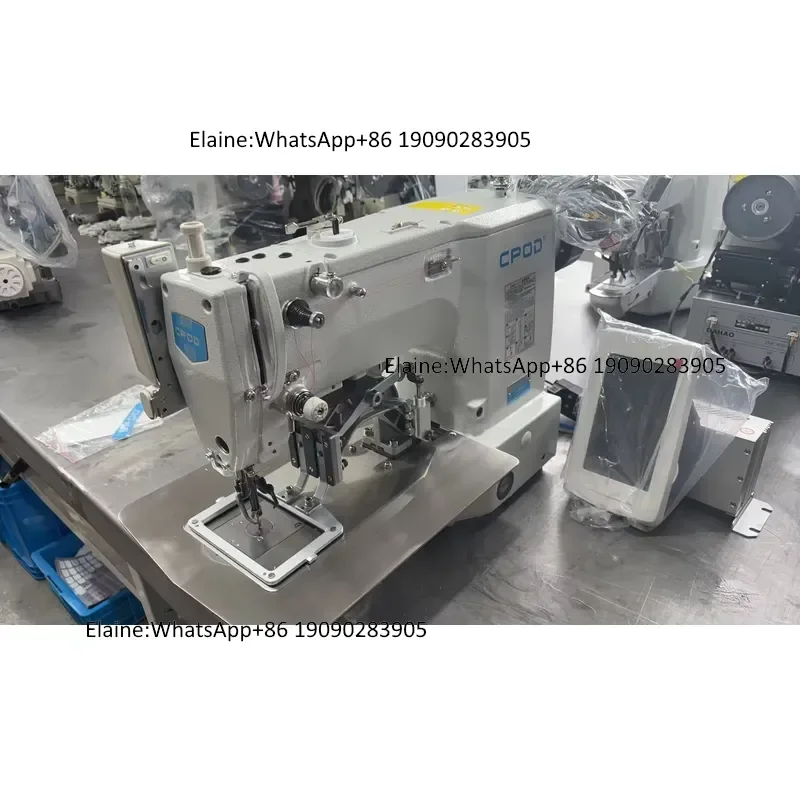 QK-4306D High Speed 6x9cm Electronic Bar-tacking Industrial Sewing Machine with Dahao Touch Screen Custom Editing Pattern