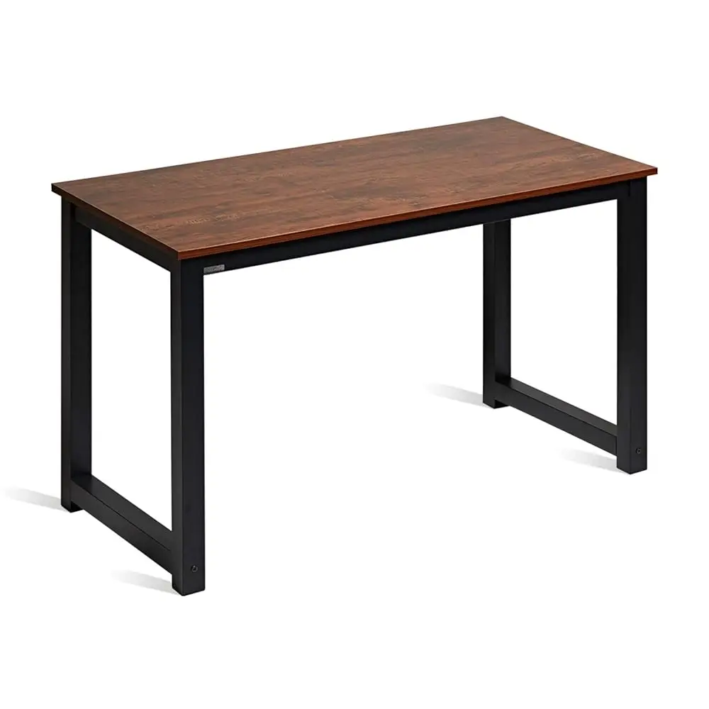

47 H Computer Desk, Home & Office Pc Laptop Study Writing Table Workstation With Leg Bars, Modern Simple Industrial Style,