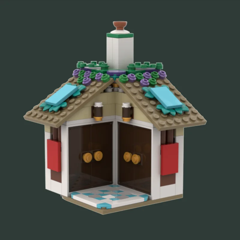 

185pcs MOC Door Corner Disneieny Model Building Blocks Construction Toy Christmas Gifts DIY Creative Idea Education Brick Kids