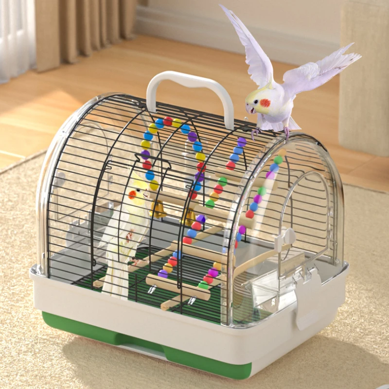 

Portable Outdoor Bird Bag Small Iron Multi-directional 3-door Interactive Pet Carrying Ventilation Small Animal Travel Equipment
