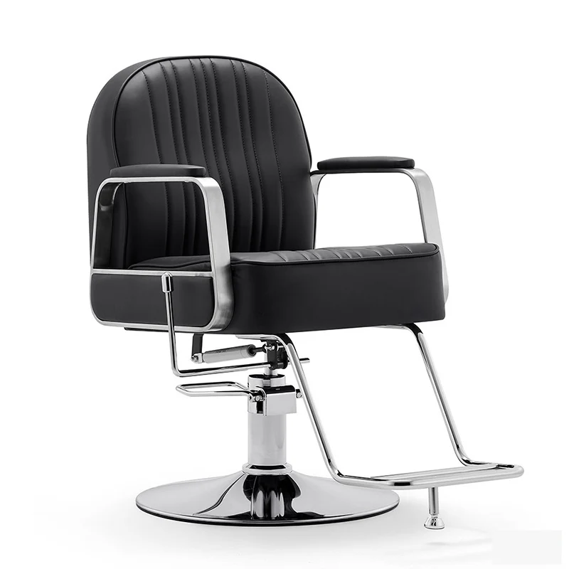 Luxury Swivel Barber Chair Pedicure Makeup Shampoo Cosmetic Barber Chair Hairdressing Saddle Cadeira De Barbeiro Salon Furniture